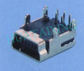 MINI USB 5P/F90°四腳
